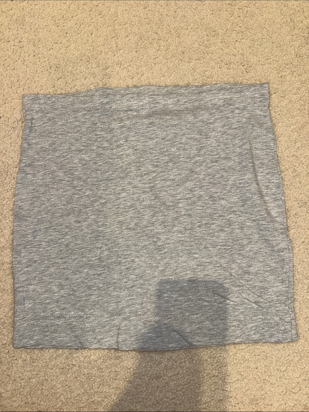 H&M Light Gray Knit Mini Skirt